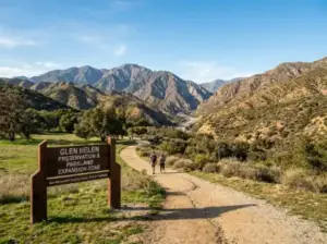 a clear afternoon at Glen Helen Regional Park